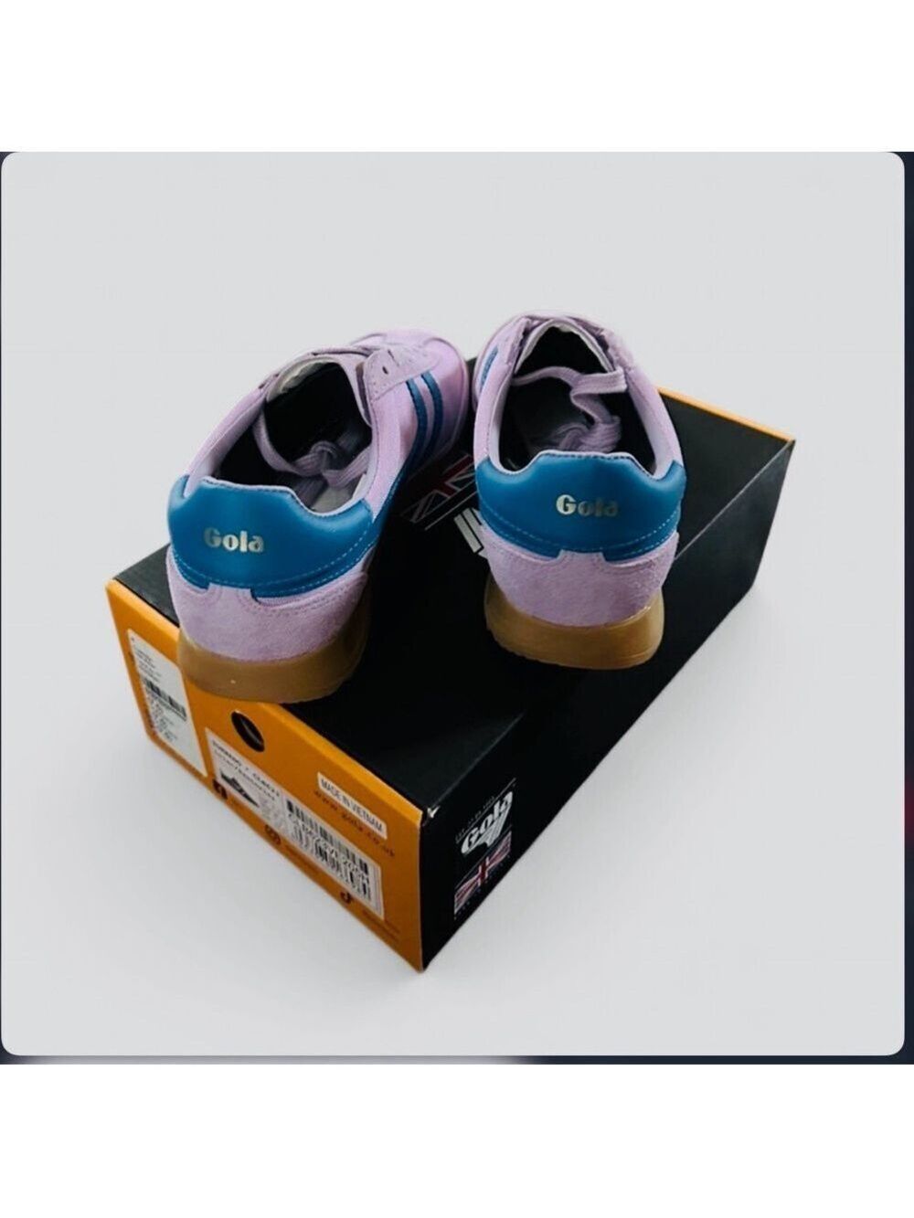 GOLA-Tornado Sneaker in Lilac & Santorini size 7.5 New - Picture 5 of 8
